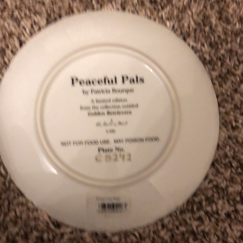 Golden Retriever Decorative Plate - Picture 3 of 4